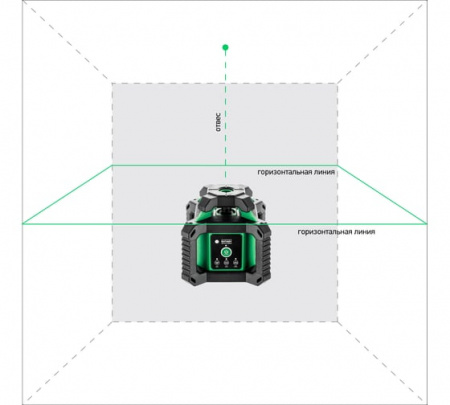 Ротационный лазерный нивелир ROTARY 400 HV-G SERVO ADA [А00584]